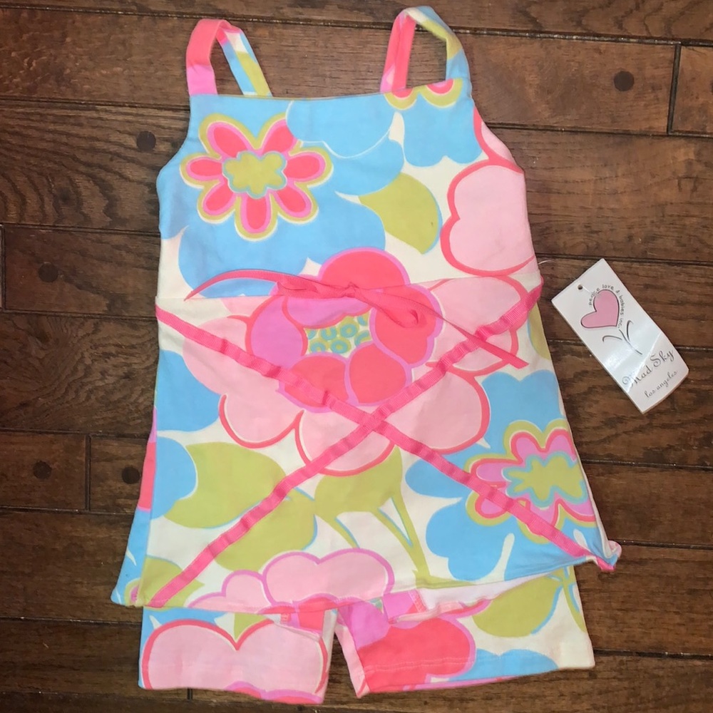 New 2pc tank and shorts